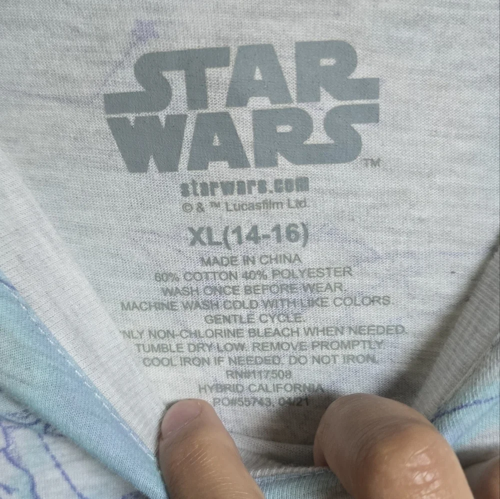 Star Wars Baby Yoda Long Sleeve Dress Size Girls XL (14-16)